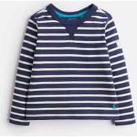 Boys Breton Striped T-Shirt 1-6Yr - CREAM BLUE STRIPE