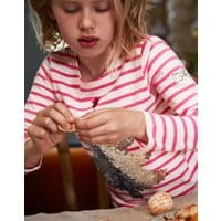 Girls Harbour Luxe Jersey Top 3-12Yr - PINK STRIPE TREE