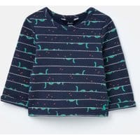 Babys Boo Printed Sweatshirt 0-24 Months - NAVY NESSIE