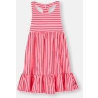 Girls Juno Tiered Dress 3-12 Years - PINK STRIPE