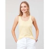Womens Bo Jersey Tank Top - PALE YELLOW