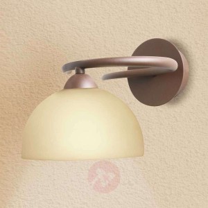 Brązowa lampa ścienna Christian