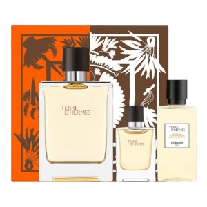 Hermes Terre d'Hermes zestaw - woda toaletowa 100 ml + woda toaletowa 5 ml + żel pod prysznic 40 ml