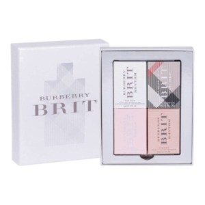 Burberry zestaw - Brit for Her woda perfumowana 5 ml + Brit Rhythm Floral woda toaletowa 5 ml + Brit Sheer woda toaletowa 5 ml + Brit Rhythm woda toaletowa 5 ml