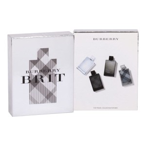 Burberry zestaw - Brit Splash woda toaletowa 5 ml + Brit Rhythm woda toaletowa 5 ml + Brit Rhythm Intense woda toaletowa 5 ml + Brit for Him woda toaletowa 5 ml