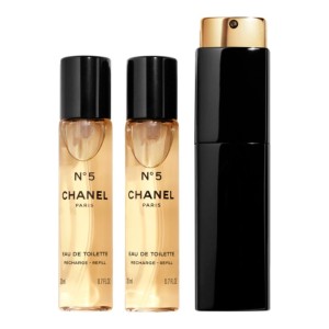 Chanel No.5 woda toaletowa 20 ml + 2 x 20 ml - Refill wkłady uzupełniające