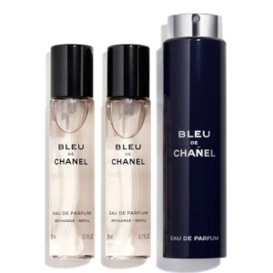 Chanel Bleu de Chanel Eau de Parfum woda perfumowana 20 ml + 2 x 20 ml - Refill wkład uzupełniający