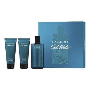 Davidoff Cool Water zestaw - woda toaletowa 125 ml + balsam po goleniu 75 ml + żel pod prysznic 75 ml