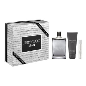 Jimmy Choo Man zestaw - woda toaletowa 100 ml + woda toaletowa 7,5 ml + balsam po goleniu 100 ml