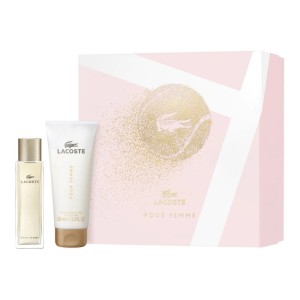 Lacoste pour Femme zestaw - woda perfumowana 50 ml + balsam do ciała 100 ml