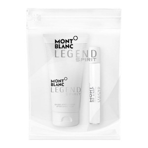 Montblanc Legend Spirit zestaw - woda toaletowa 7,5 ml + balsam po goleniu 50 ml