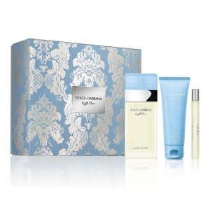 Dolce & Gabbana Light Blue zestaw - woda toaletowa 100 ml + woda toaletowa 10 ml + balsam do ciała 75 ml