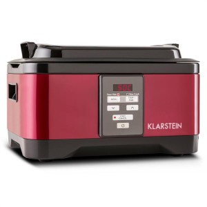 Klarstein Tastemaker Sous-vide Garer, 550 W, 6 l, elektrický hrniec, červený