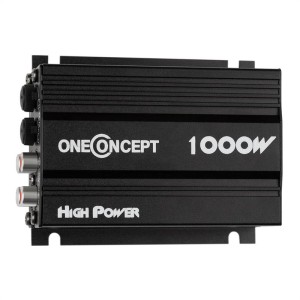OneConcept 4-kanálový zosilňovač oneConcept X4-A4, 600 W, čierny