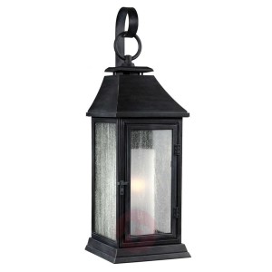 Ciemnoszara lampa zewnętrzna Shepherd