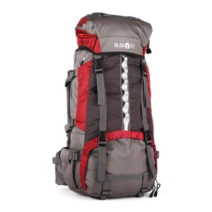 KLARFIT Heyerdahl-2014, turistický ruksak 70 l, červený