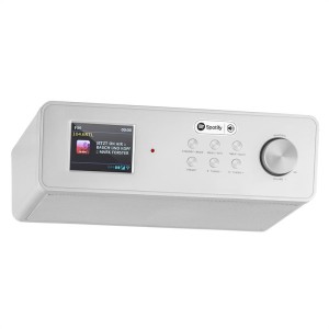Auna KR-200, strieborné, kuchynské rádio, zabudovateľné, WiFi, DAB+