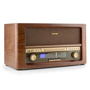 Auna Belle Epoque 1906, retro stereo systém, CD, USB, MP3, FM