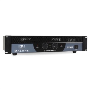 Malone DX800, 800 W, premostiteľný, PA zosilňovač