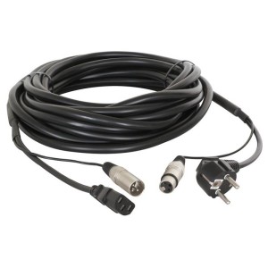 Skytec Napájací a signálový XLR kábel, 15 m