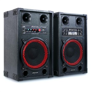 Set reproduktorov Fenton / Skytec SPB-10, aktívny/pasívny, 10", 600 W