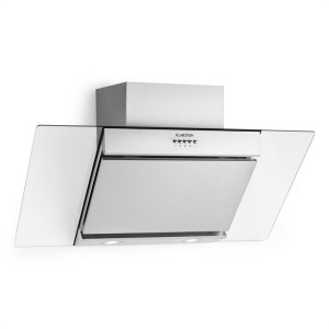 Klarstein Zola, digestor s voľným priestorom pre hlavu, ušľachtilá oceľ, 90 cm, 635 m?/h, montáž na stenu, sklo