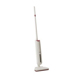 OneConcept Primo, vysávač, akumulátor, umývateľný filter, 120 W, priestorovo úsporný, biely/červený