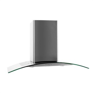 Klarstein GL90WS, 90 cm, nerezová oceľ, komínový digestor
