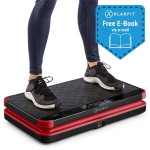 KLARFIT Vibe VX, vibračná plošina, 200 W, 3 programy, AudioConnect, čierna