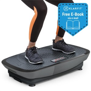 KLARFIT Vibe 3DX, vibračná plošina, 2 x 250 W, 3 režimy, 3DX DualMotor, čierna