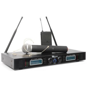 Power Dynamics PD732C, 2 x 16-kanálový UHF bezdrôtový mikrofónový systém