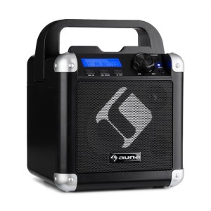 Auna BC-1, karaoke systém, bluetooth, batéria, držadlo, USB, AUX vstup, čierny
