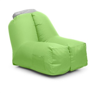 Blumfeldt Airchair, nafukovacie kreslo, 80 x 80 x 100 cm, ruksak, prateľné, polyester, zelené