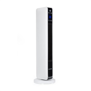 Klarstein Hightower Heat, teplovzdušný ventilátor, keramický, stĺpový, 2200 W, termostat, 49 °C, biely