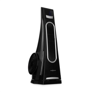 OneConcept Blown Away, stĺpový ventilátor, 100 W, oscilácia 70°, 1000 m?/h, čierny