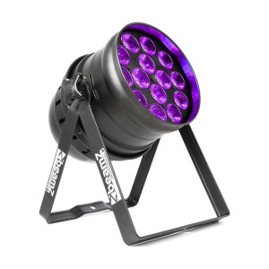 Beamz BPP230 PAR 64, LED reflektor, 14 x 15 W UV LED diód, 150 W, DMX/samostatná prevádzka, čierny