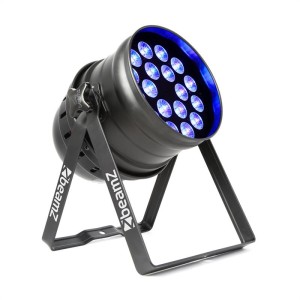 Beamz BPP100 PAR 64, LED reflektor, 18 x 6 W, RGBW, 60 W, čierny