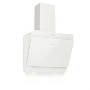 Klarstein Aurica 60, digestor, 60 cm, 610 m?/h, LED, dotykový, sklo, biely