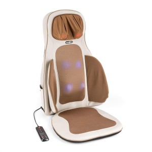 KLARFIT Vanuato, béžová, masážna podložka na sedenie, shiatsu masáž, 3D masáž
