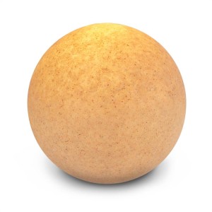 Lightcraft Sandshine S, záhradné svietidlo, guľové, ? 20 cm, pieskovec