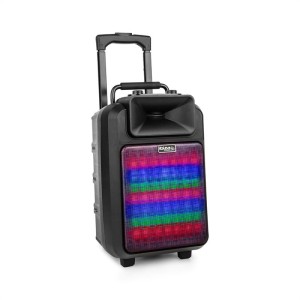 Ibiza POWER8“ED-MKII, 120 W, prenosný PA reproduktor, bluetooth, USB/SD, FM, akumulátor