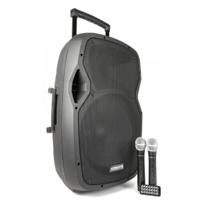 Vonyx AP1500PAmobilné PA zariadenie 38 cm (15'') bluetoothUSB SD MP3 VHFnabíjacia batéria