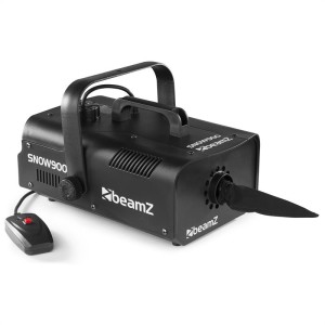 Beamz SNOW 900 snehostroj Snowmachine 900W 1l nádrž strieborná/čierna