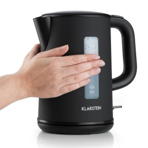 Klarstein Wonderwall rýchlovarná kanvica2200W 1,5L Cool-Touch čierna