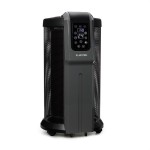 Klarstein Datscha Digital, elektrický ohrievač, 360°, termostat, diaľkový ovládač, časovač, 2200 W, čierny