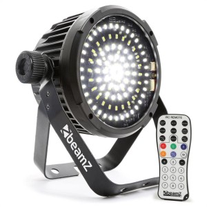 Beamz BS98 LED-Strobe stroboskop 98xSMD-LEDs DMX biela farba IR diaľkové ovládanie