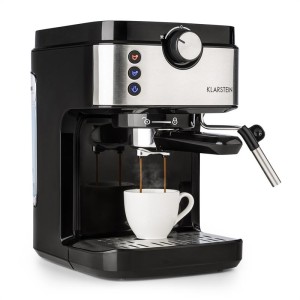 Klarstein BellaVita Espresso, kávovar, 20 bar, 1575 W, 900 ml, strieborný