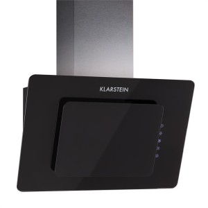 Klarstein Lorea, čierny, 65 W, 60 cm, 270 m?/h, digestor, voľný priestor pre hlavu, dotykový, sklo