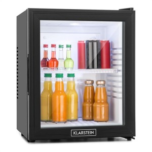 Klarstein MKS-13 minibar, 36 litrov, trieda B, čierny, sklo