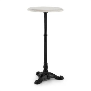 Blumfeldt Patras-XS, bistro stôl, mramorová doska ? 30 cm, liatinový stojan